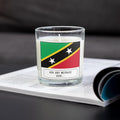 Saint Kitts and Nevis Personalised Candle | Flag of Saint Kitts | Saint Kitts and Nevis Flag | Custom Saint Kitts Gift | Saint Kitts Home Etsy