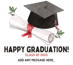 Happy Graduation Personalised Candle | Graduation Him or Her Gift | Congratulations on your Graduation Message Gift | Graduation Keepsake Etsy