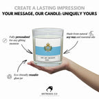 San Marino Personalised Candle | San Marino Flag | Flag of San Marino Gift | Custom San Marino Message | San Marino Home Decor | Sammarinese Etsy