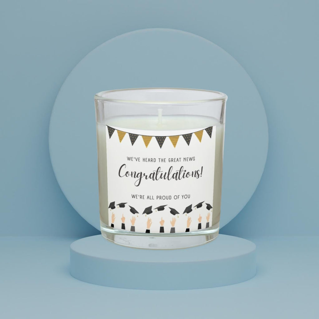 Congratulations Graduate Personalised Candle | Graduation Gift with Message | Custom Graduation Décor | Gift for Uni Graduate | Graduation Etsy