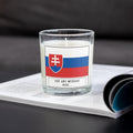 Slovakia Personalised Candle | Flag of Slovakia | Slovak Flag Message Candle | Gift for Slovak | Slovakia Home Decor | Slovak Message Gift Etsy