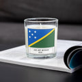 Solomon Islands Personalised Candle | Flag of Solomon Islands | Solomon Island Roots Gift | Solomon Islands Home Decor | Custom Message Gift Etsy