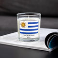 Uruguay Personalised Candle | Flag of Uruguay | Uruguayan Flag | Custom Uruguayan Message Gift | Uruguay Gift | Uruguayan Home Decor Candle Etsy