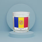 Andorra Personalised Candle | Flag of Andorra | Andorran Flag Gift | Custom Message Andorra Gift | Gift for Andorran | Andorra Home Decor Etsy