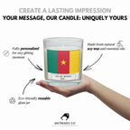 Cameroon Personalised Candle | Cameroon Flag | Cameroonian Flag Gift | Custom Gift for Cameroonian | Cameroon Home Decor | Custom Candle Etsy