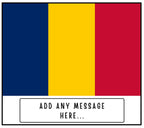 Chad Personalised Candle | Flag of Chad | Chadian Flag | Custom Chadian Message | Gift for Chadian Friend | Chad Home | Chad Home Decor Gift Etsy