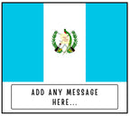Guatemala Personalised Candle | Flag of Guatemala | Guatemalan Flag | Custom Guatemala Message | Gift for Guatemalan | Guatemalan Home Decor Etsy