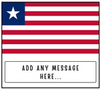 Liberia Personalised Candle | Flag of Liberia | Liberian Flag Candle | Custom Liberian Message | Gift for Liberian | Liberia Home Decor Gift Etsy