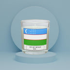 Uzbekistan Personalised Candle | Uzbek Flag | Custom Uzbek Message Candle | Gift for Uzbek | Uzbekistan Home Decor | Uzbek Heritage Candle Etsy