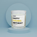 Happy Fucking Birthday Personalised Candle | Funny Happy Birthday Gift | Rude Adult Birthday Gift | Custom Name Message Funny Happy Birthday Etsy