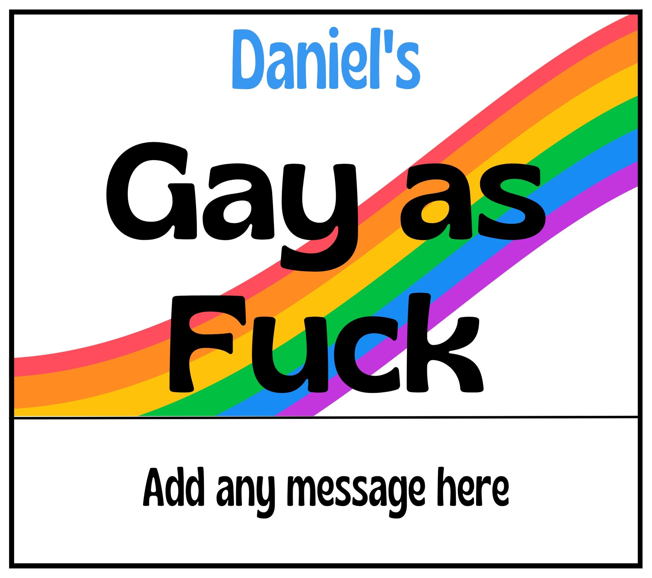 Funny Gay as Fuck Personalised Candle | Novelty Rude Gay Gift | Gift for Gay Friend | Funny Straight Gift | Funny Friend Gift | Work Friend Etsy