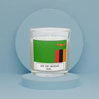 Zambia Personalised Candle | Flag of Zambia | Zambian Flag | Custom Message Zambian Candle | Gift for Zambian | Zambia Home Decor | Zambian Etsy