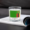Zambia Personalised Candle | Flag of Zambia | Zambian Flag | Custom Message Zambian Candle | Gift for Zambian | Zambia Home Decor | Zambian Etsy