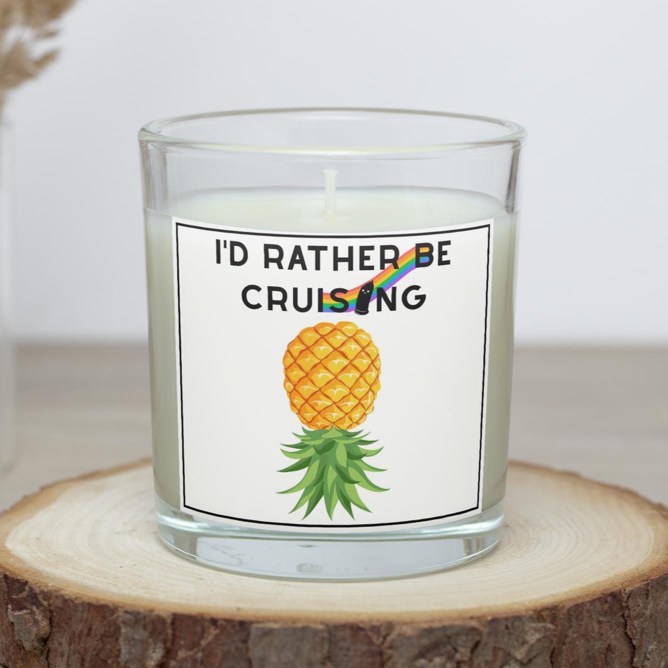 Funny Gay Cruising Personalised Candle | Novelty Gay Cruising Gift | Gay Dogging | Novelty Gift for Gays | Fun Custom Gay Gift | Rude Gay Etsy