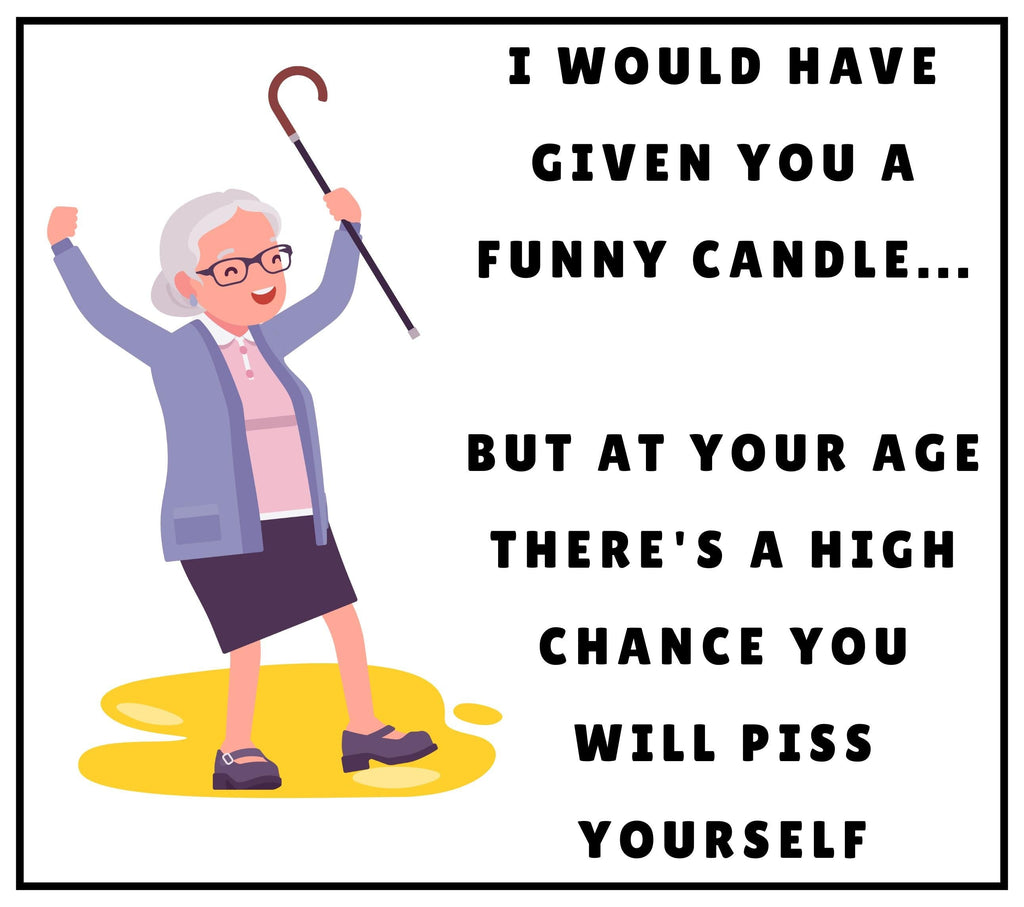 Funny Age Joke Personalised Candle | Funny Candle for Birthday | Funny Mum Birthday | Funny Friend Birthday | Co Worker Birthday | Joke Gift Etsy