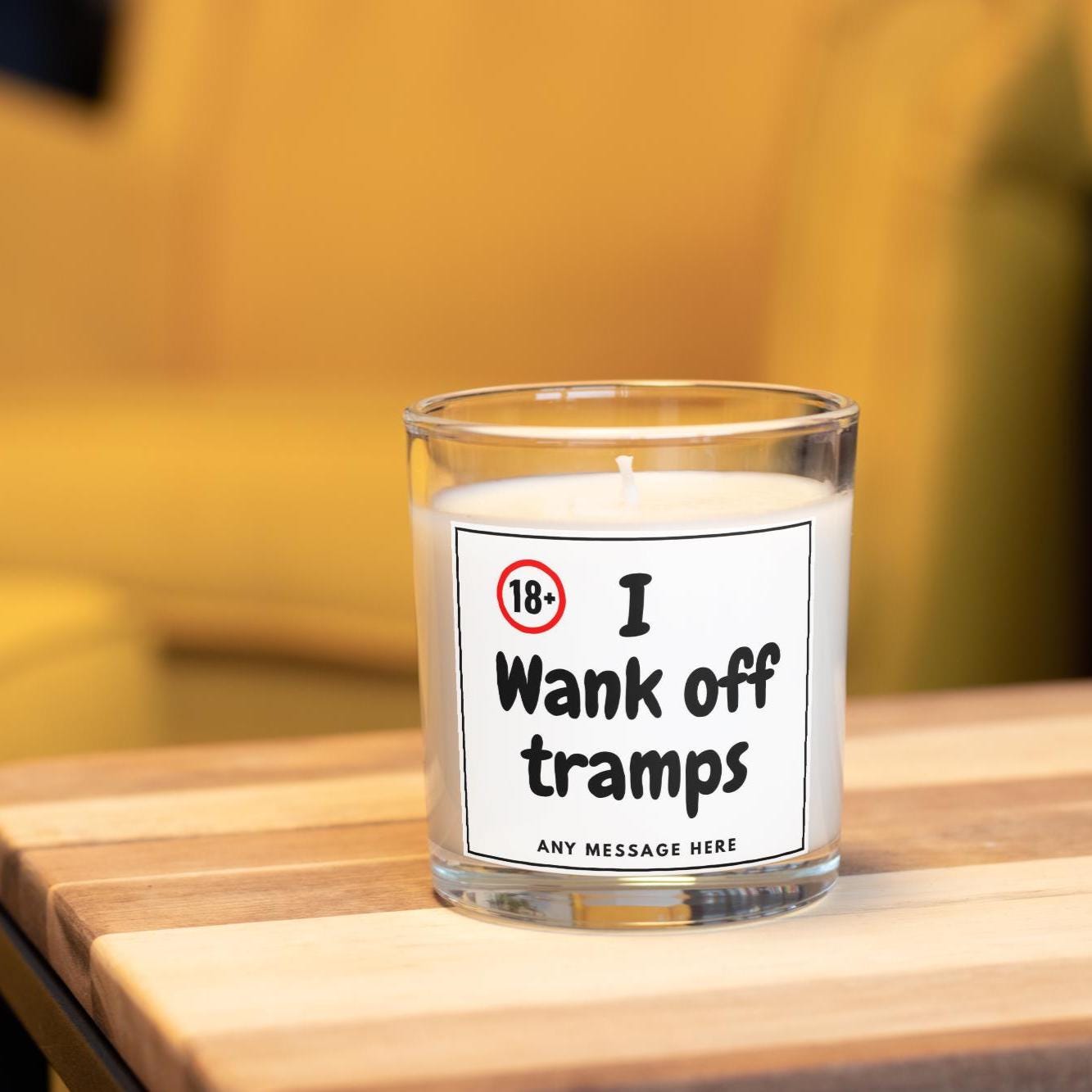 Funny Rude Adult Joke Personalised Candle | Funny Gift for Co Worker | Novelty Friend Joke Gift | Secret Santa | Funny Rude Adult Joke Gifts Etsy