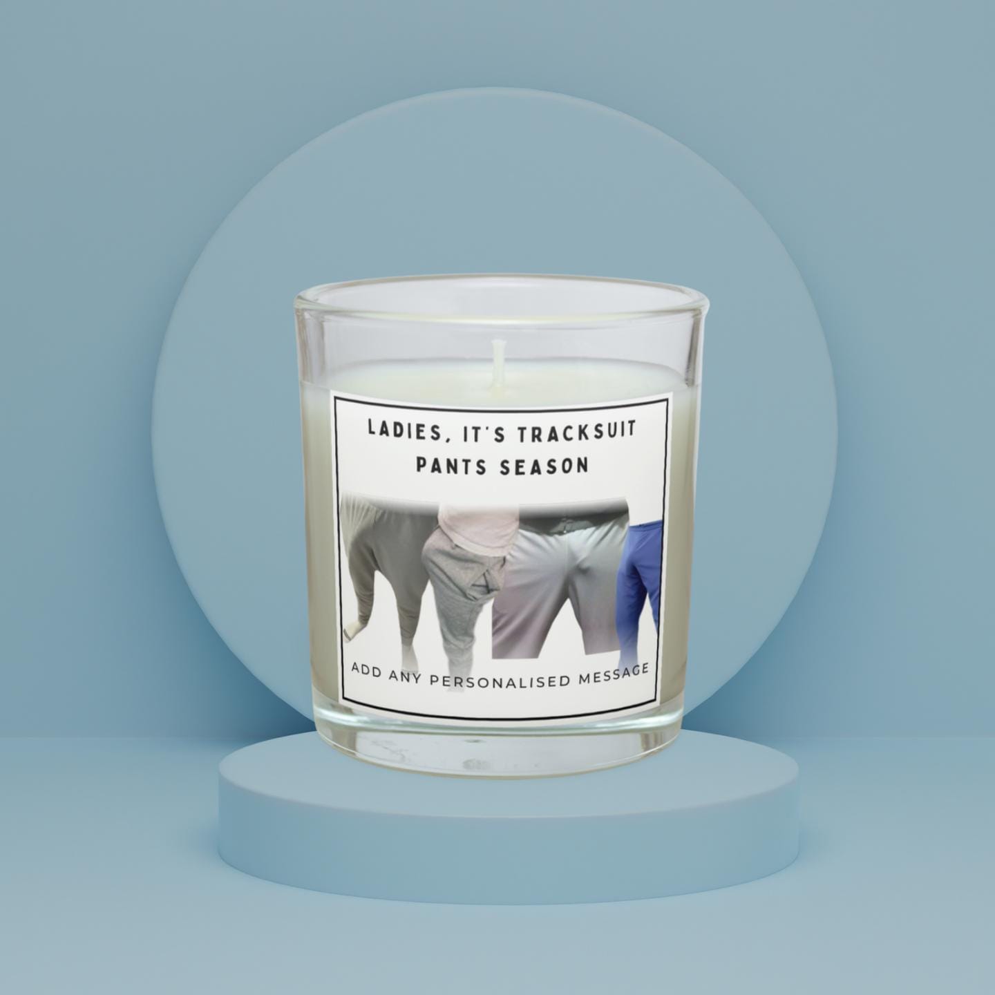 Rude Funny Adult Joke Personalised Candle | Rude Jogging Bottoms Gift | Novelty Rude Gift | Cheeky Funny Gift | Gift for Women | Gay Gift Etsy
