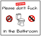 Funny No Sex in the Bathroom Personalised Candle | Funny Housemate Gift | House Party Décor | Cheeky Adult Humour | Funny House Rules Gift Etsy