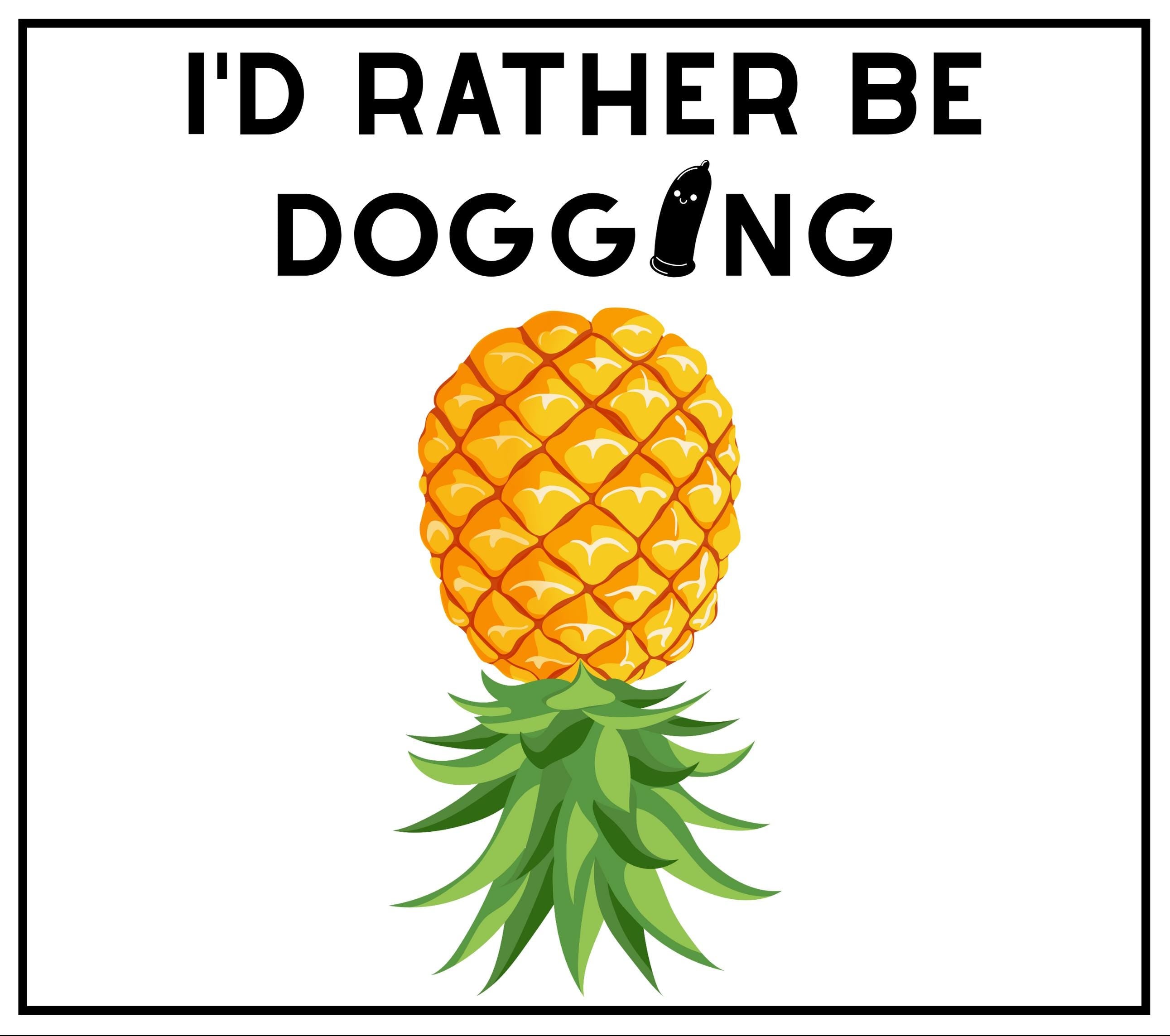 Rude Adult Dogging Joke Gift | Funny Dogging Personalised Candle | Novelty Adult Sex Gift | Funny Dogging Pineapple Candle | Any Message Etsy