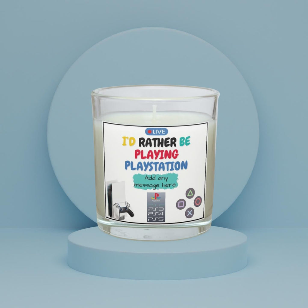 PlayStation Gaming Gift | PlayStation Personalised Candle | Gift for PlayStation Gamers | PS5 Gaming Gift | PS Console Gift | Gamer Message Etsy