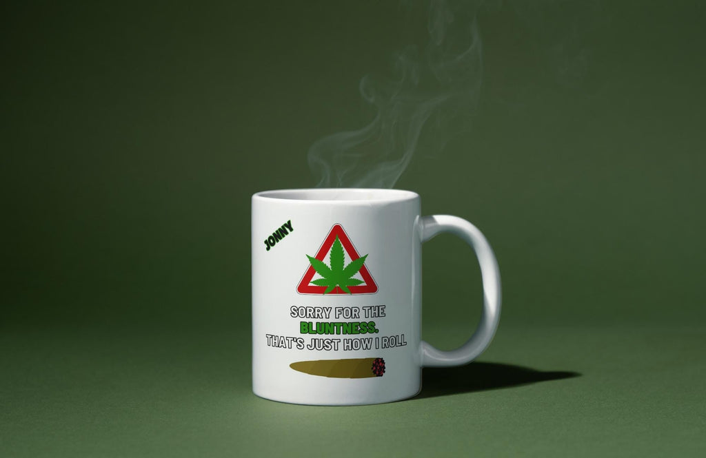Personalised Stoner Mug | Funny Weed Gift for Him | Custom Name Stoner Mug | Novelty Gift | Personalised Mug | Cannabis Gift | Secret Santa Etsy