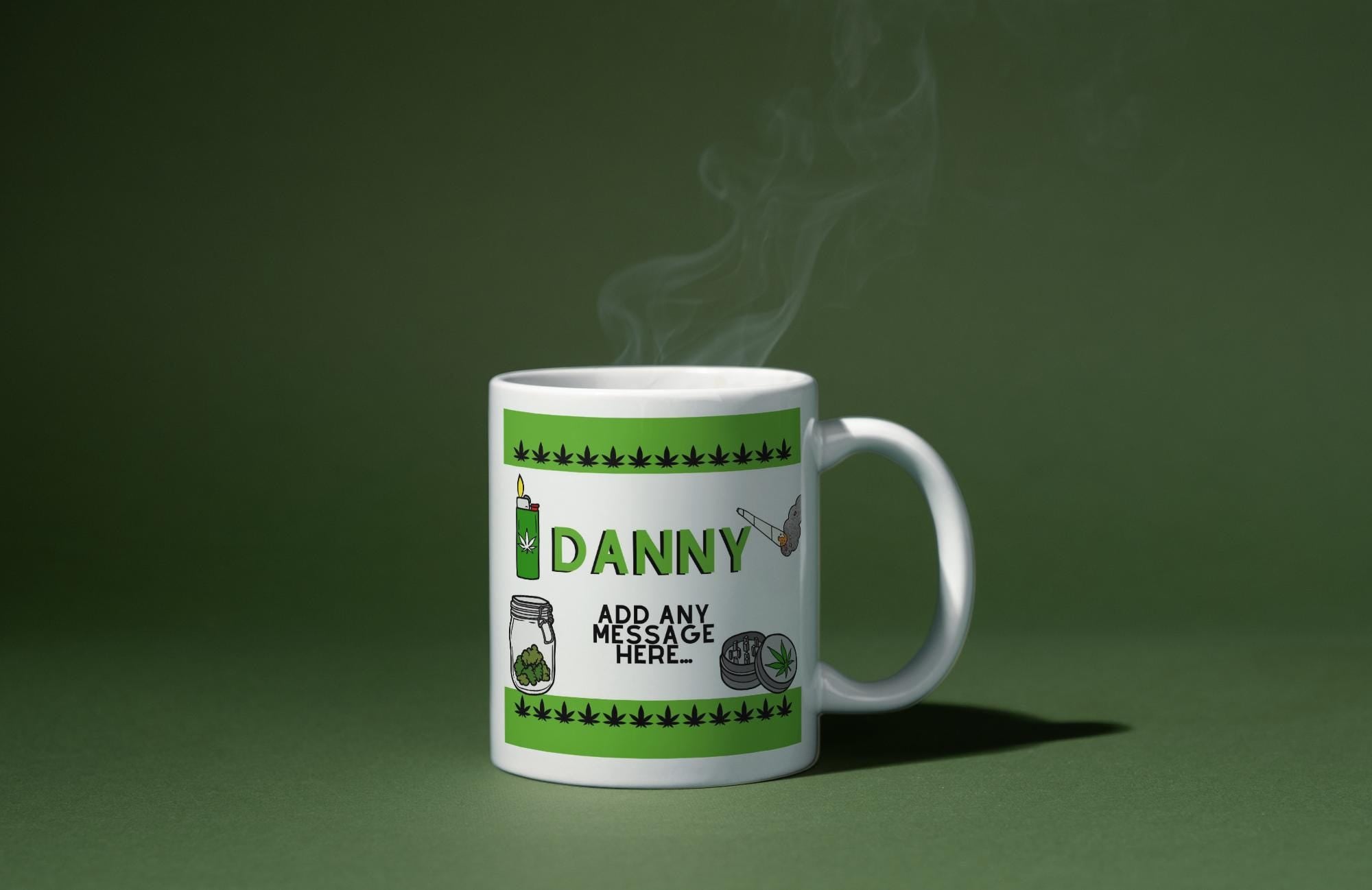 Personalised Weed Smokers Mug | Funny Weed Gift | Custom Cannabis Cup | Weed Gift | Stoners Gift | Custom Mug | 420 Gift | Novelty Mug Etsy