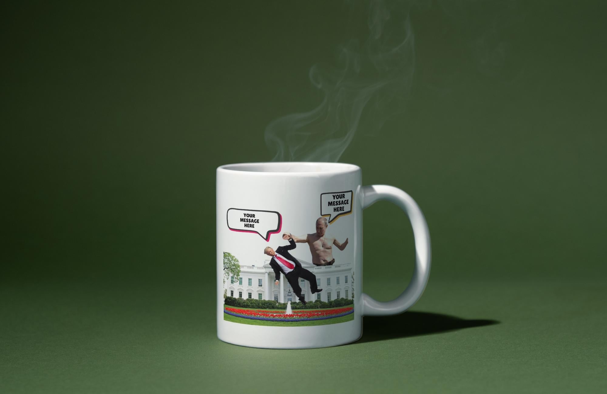 Personalised Political Mug | Funny Gift | Trump Mug | Putin Mug | Novelty Mug | Persoanlised Mug | Joke Gift | Prank Gift | Secret Santa Etsy