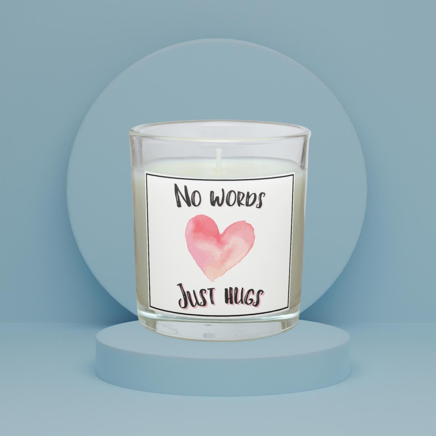 No Words Just Hugs Candle: Get Well Soon Soy Wax Gift Etsy
