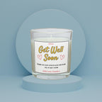Get Well Soon Candle for Her | Recovery Gift for Her | Mum | Friend | Sister | Auntie Thinking of You Gift | Feeling Unwell | Custom Message Etsy
