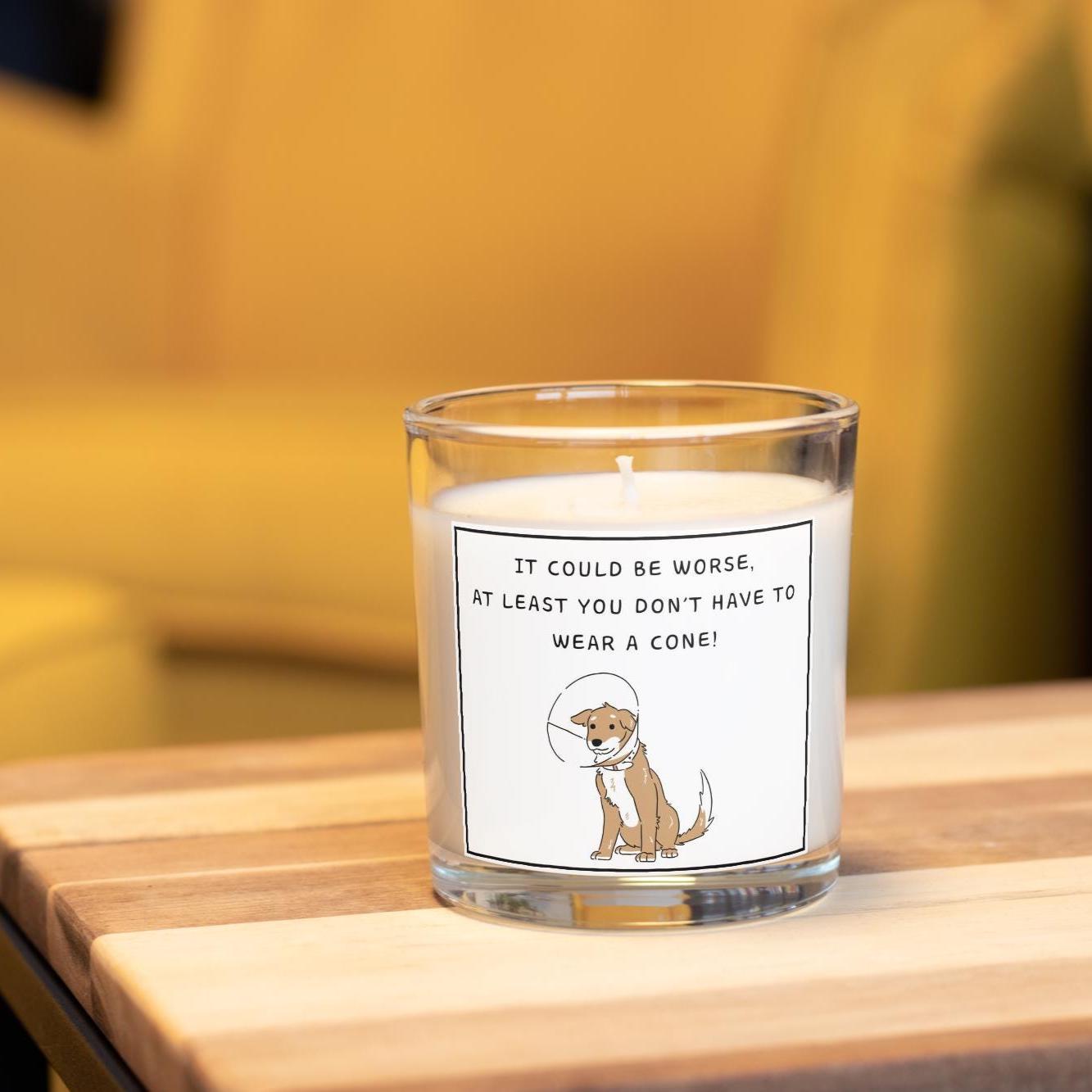 Funny Get Well Gift | Funny Post Surgery Gift | Hospital Discharge Gift | Funny Get Well Soon Candle | Comfort & Cheer Up | Funny Dog Cone Etsy