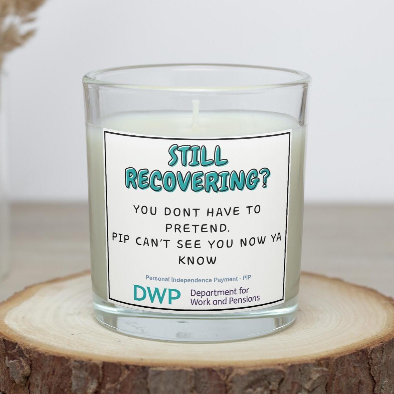 Funny Get Well Soon Candle: PIP DWP Joke - Personalised Soy Wax Gift Etsy