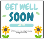 Get Well Soon Gift for Him | Personalised Get Well Candle | Support Gifts for Him | Thinking of You | Hospital Recovery Candle Gifts for Him Etsy