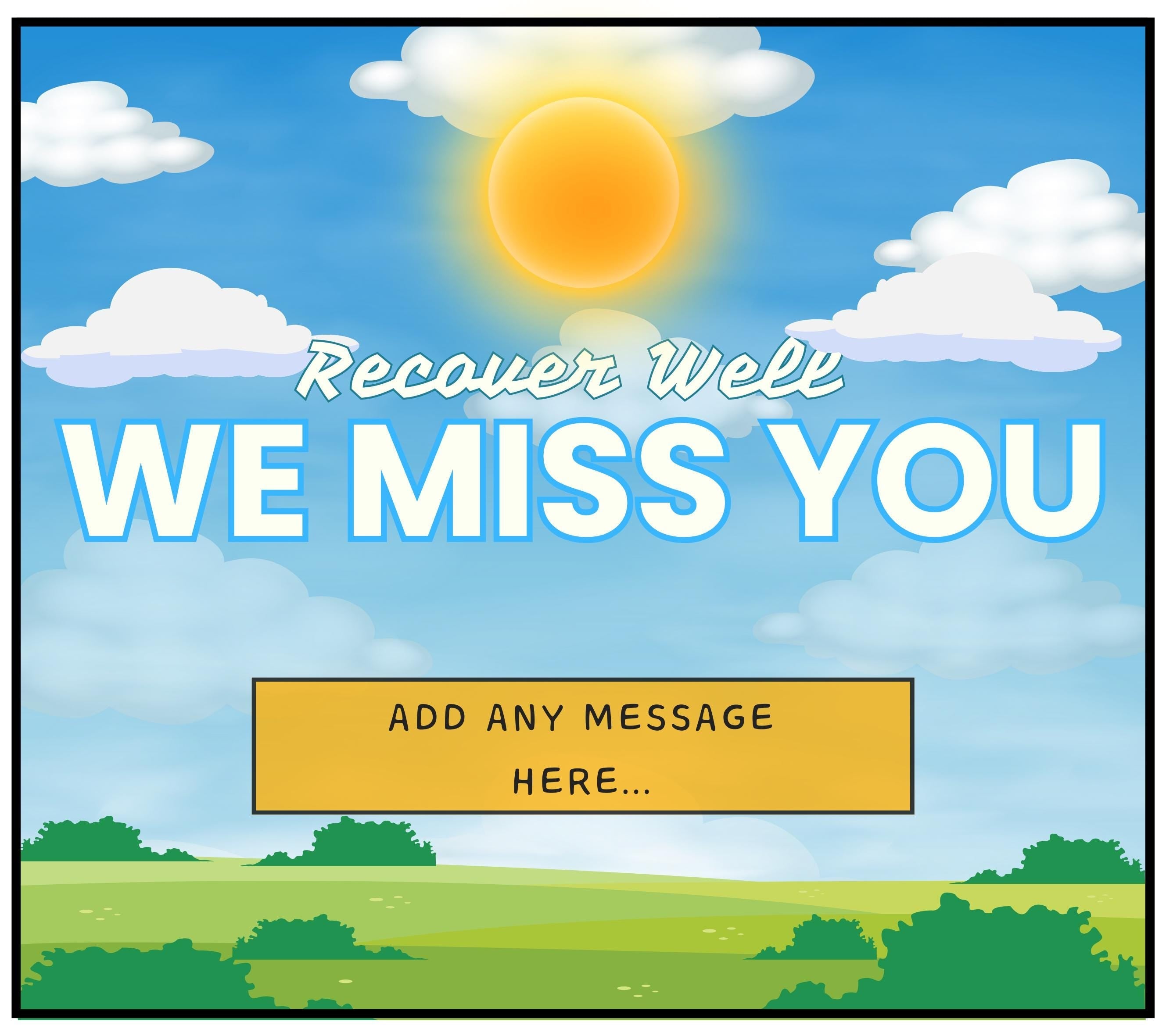 We Miss You Gift | Recovery Candle Gift | Custom Message Thinking of You Gift | Work Friend Gift | Family | Get Well Soon Message Candle Etsy