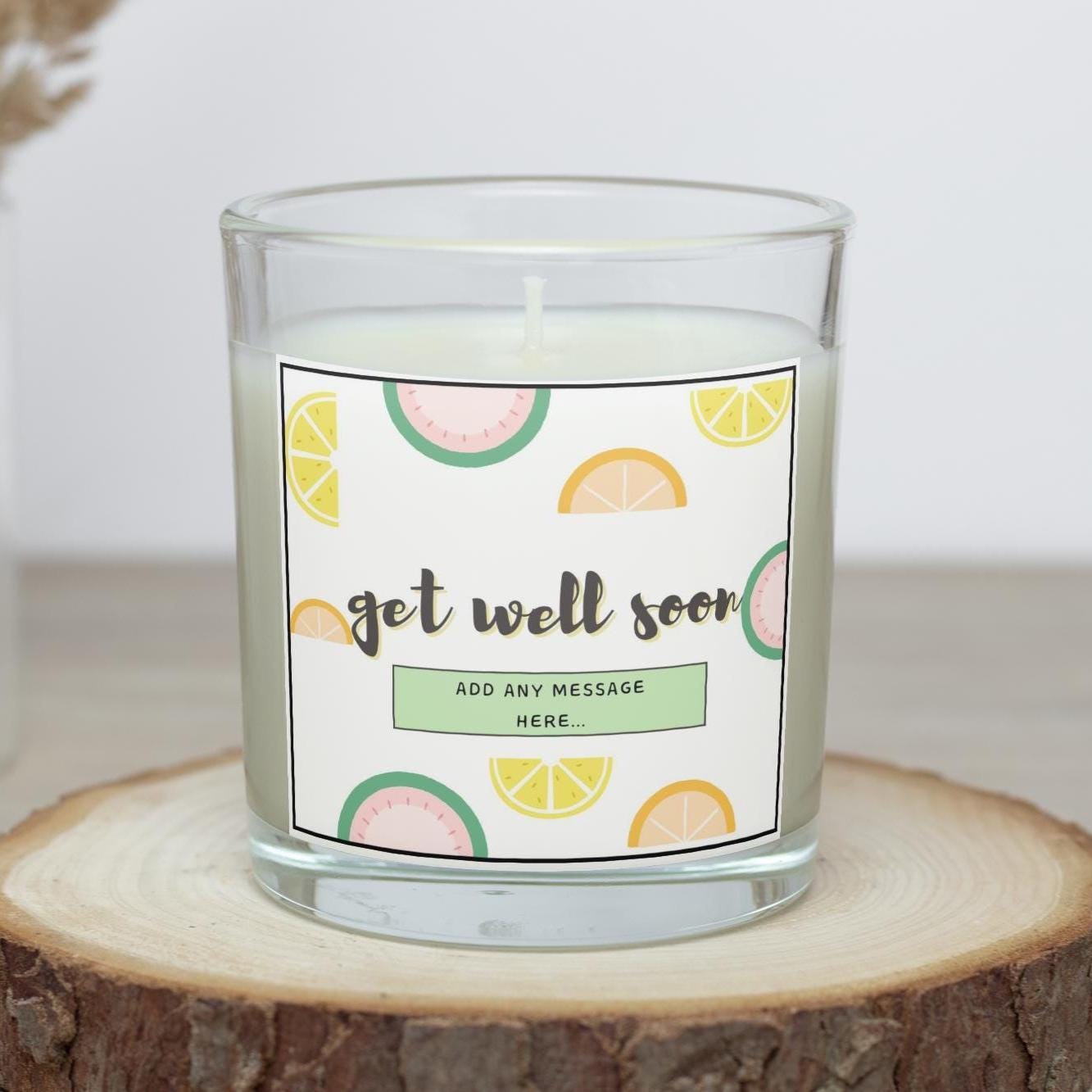 Personalised Get Well Soon Candle | Recovery Gifts for Her Him | Cheer Up Gift | Thinking of You | Friend Gift | Comfort Gift for Hard Times Etsy