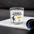Rather Be Playing Football Personalised Candle | Football Player Gift | Custom Football Player Gift | Football Birthday Gift | Secret Santa Etsy