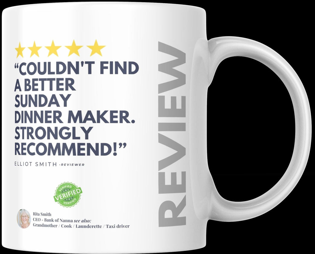 Personalised Review Mug | Custom Star Rating Gift | Funny Coffee Cup | Add Your Own Message | Novelty Mug | Friend Gift | The Best | Present Etsy