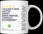 Personalised Review Mug | Custom Star Rating Gift | Funny Coffee Cup | Add Your Own Message | Novelty Mug | Friend Gift | The Best | Present Etsy