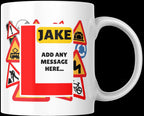 Personalised L Plate Mug | Learner Driver Gift | Funny Driving Mug | New Driver Present | Novelty Mug | Personalised Gift | Novelty Gift Etsy