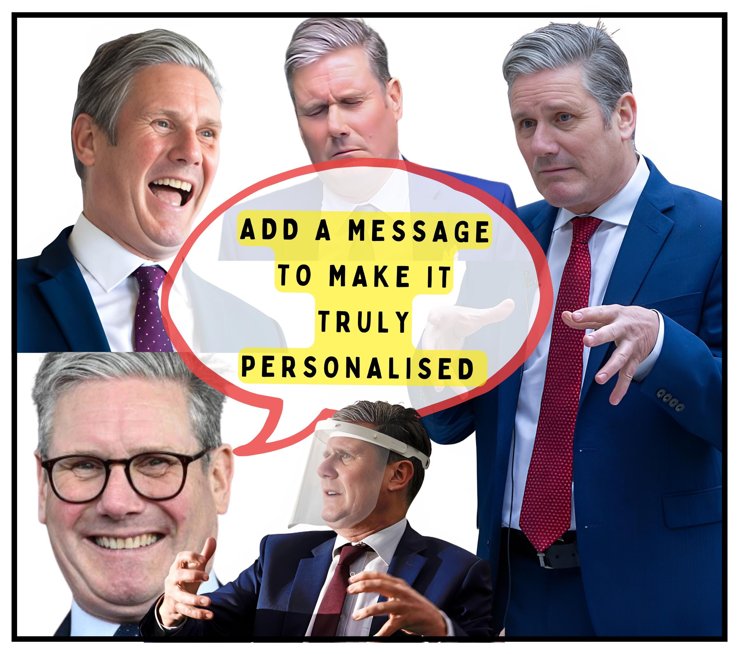 Funny Keir Starmer Personalised Candle | Keir Starmer Gift | Custom Message Candle Gift Novelty British Politics | Funny British Politics Etsy