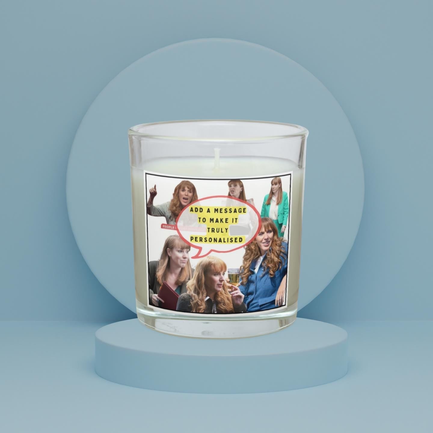 Funny Angela Rayner Candle Gift | Angela Rayner Message Personalised Candle | Deputy Prime Minister Quote Gift | Funny Politics Candle Gifts Etsy