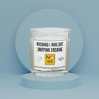 Funny Cocaine Gift | Novelty Cocaine Personalised Candle | Funny Drugs Humour Gift | Secret Santa | Funny Boyfriend | Brother | Novelty Gift Etsy