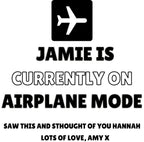 Personalised Airplane Mode Mug | Funny Custom Gift | Novelty Coffee Cup | Personalised Mug | Novelty Mug | Funny Gift | Coffee Tea | Gift Etsy