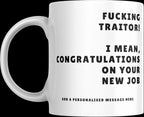 Personalised New Job Mug | Funny Farewell Gift | New Job Gift | Novelty Mug | Sarcastic Gift | Office Banter | Congratulations | Well Done Etsy