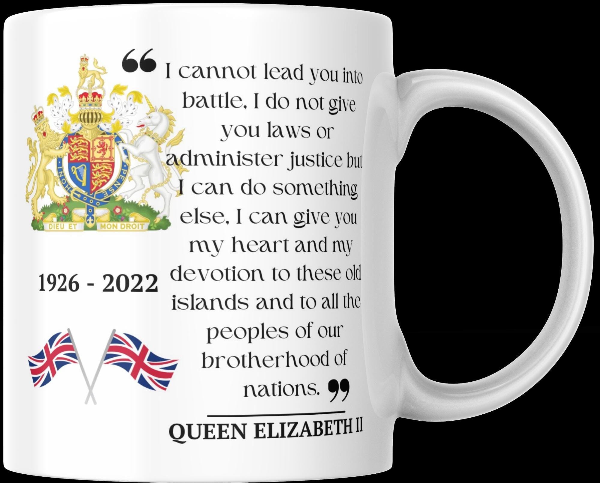 HM Queen Elizabeth I Memorial Tribute | Royal Coat of Arms | 2022  Patriotic Keepsake | Queen Elizabeth | Royal Family | Novelty Gift Etsy