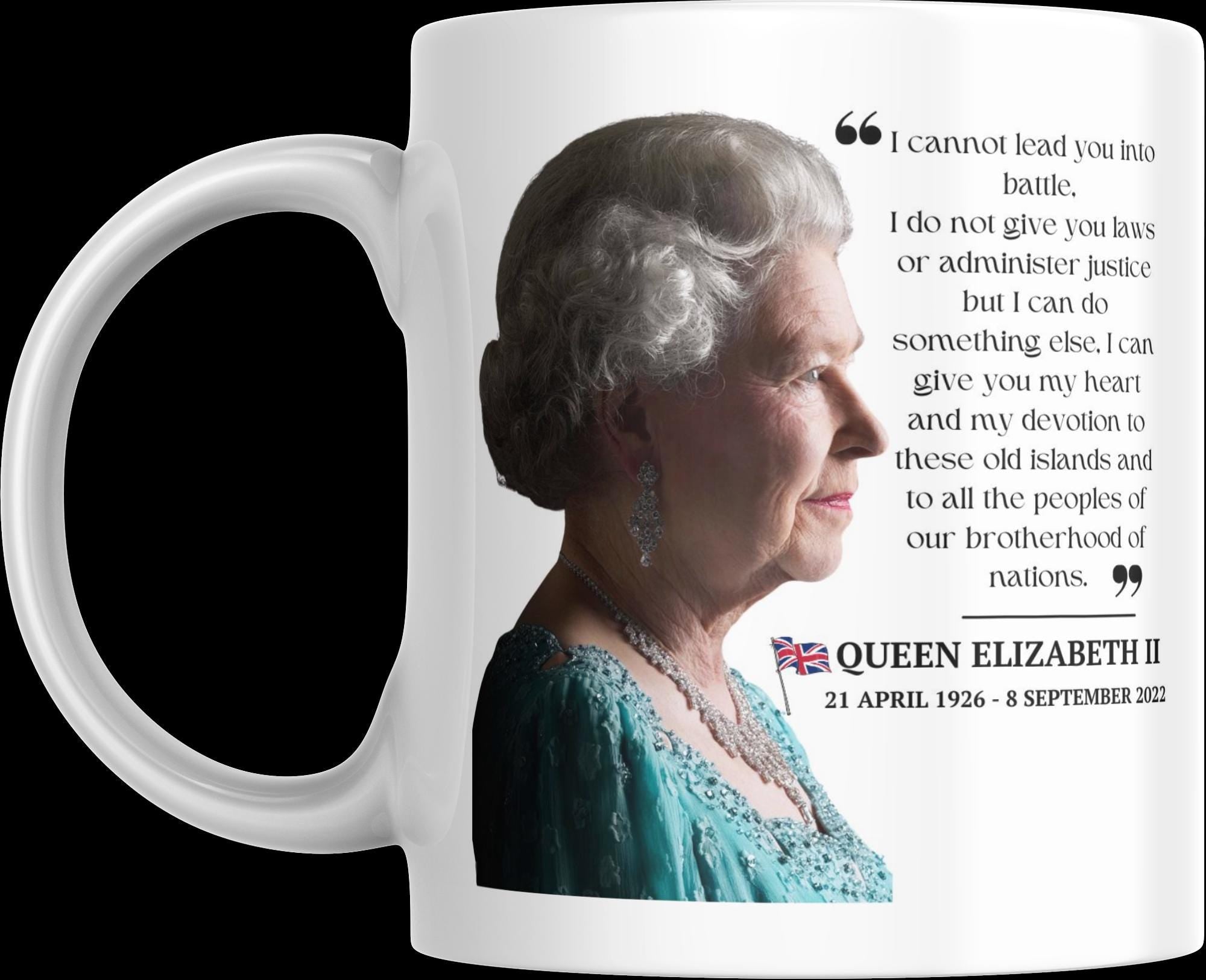 HM Queen Elizabeth II Memorial Mug | Queen Tribute | Royal Gift | Commemorative Keepsake | Patriotic Gift | Novelty Mug | Royal Family Etsy