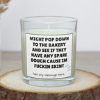 Funny Adult Joke Personalised Candle | Funny Skint Joke | Broke As Fuck Meme Gift | Funny Secret Santa | Funny Friend Gift | No Money Candle Etsy