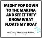 Funny Floats my Boat Personalised Candle | Fun Message Candle Gift | Novelty Rude Adult Joke | Cheeky Gift for Friends | Funny Secret Santa Etsy