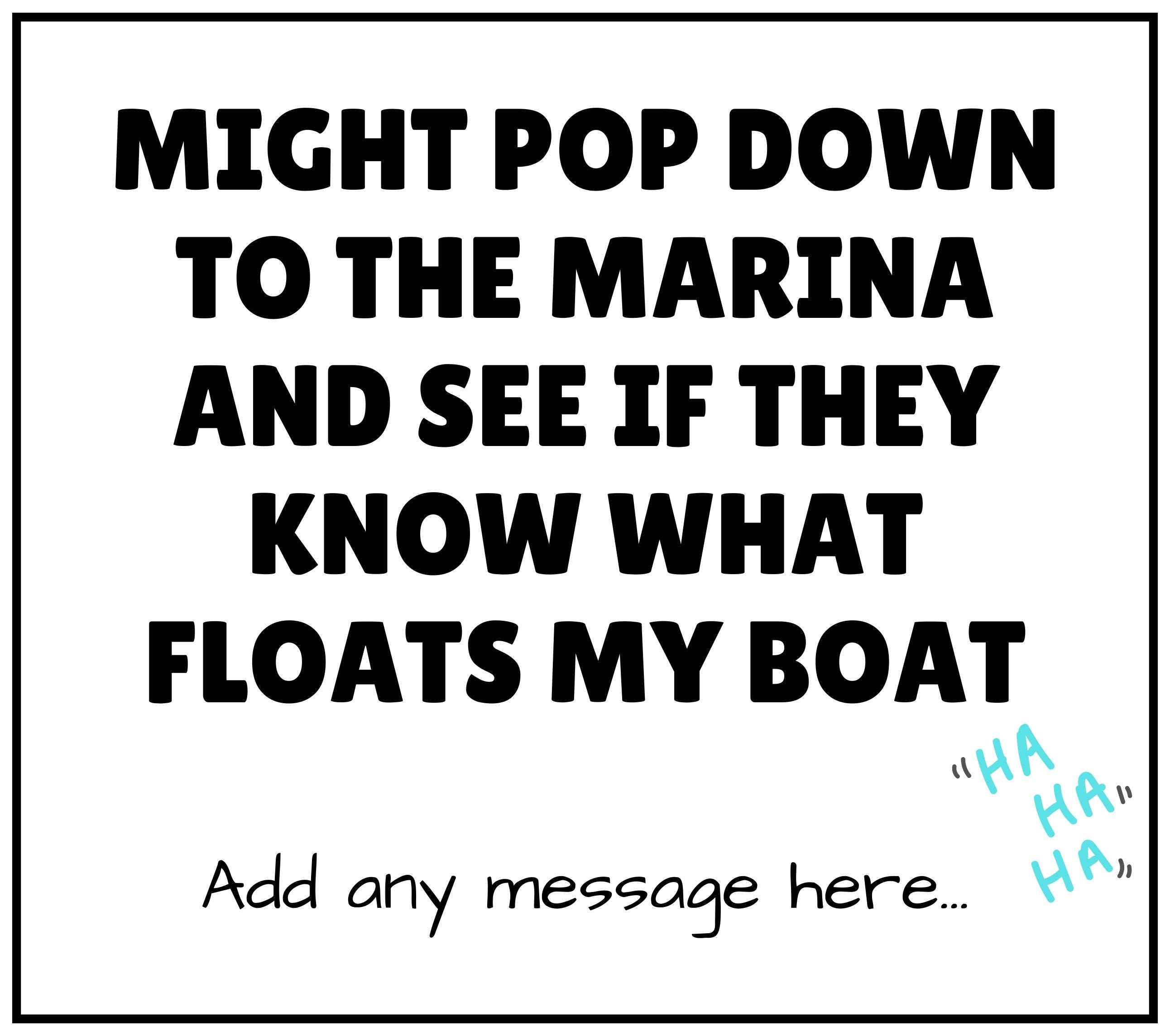 Funny Floats my Boat Personalised Candle | Fun Message Candle Gift | Novelty Rude Adult Joke | Cheeky Gift for Friends | Funny Secret Santa Etsy