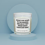 Funny Floats my Boat Personalised Candle | Fun Message Candle Gift | Novelty Rude Adult Joke | Cheeky Gift for Friends | Funny Secret Santa Etsy
