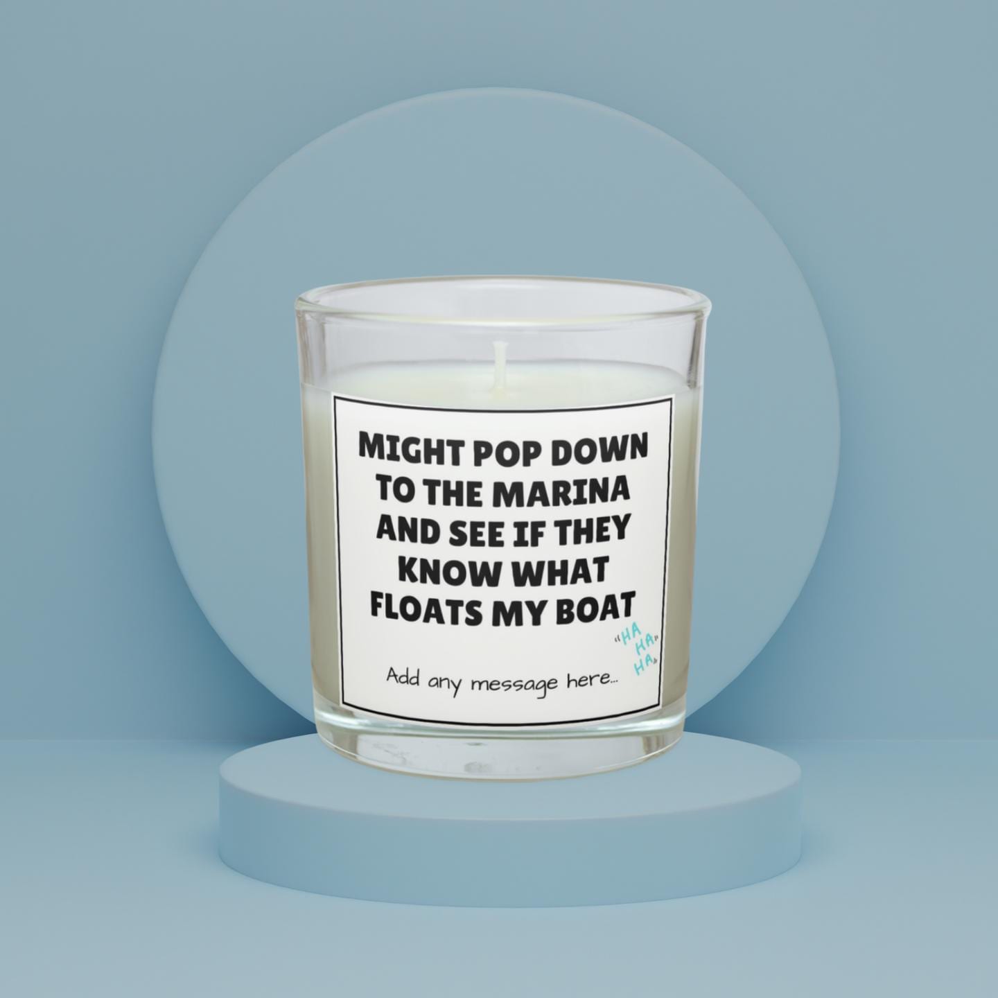 Funny Floats my Boat Personalised Candle | Fun Message Candle Gift | Novelty Rude Adult Joke | Cheeky Gift for Friends | Funny Secret Santa Etsy